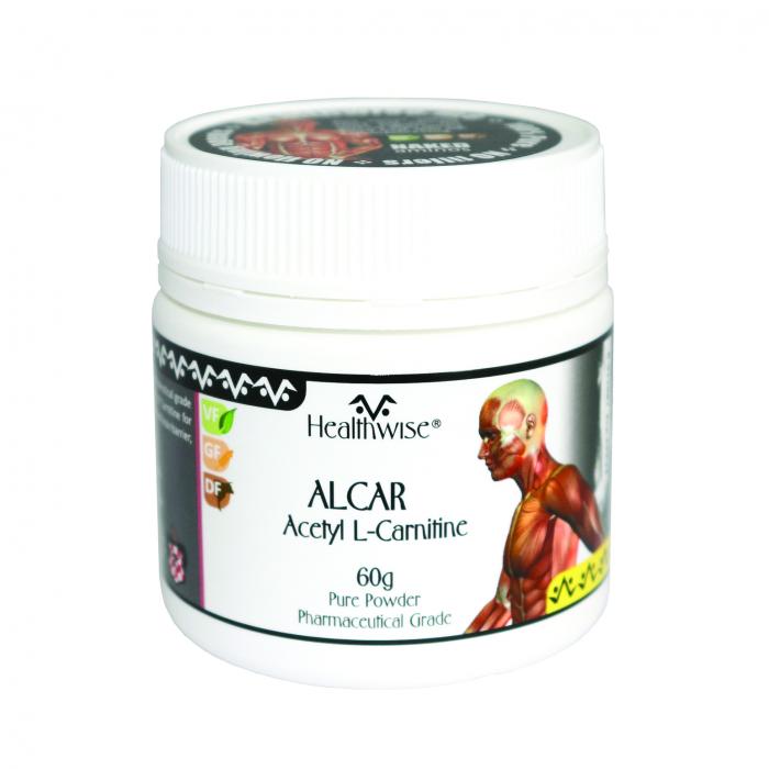 Healthwise Alcar (acetyl L-carnitine) 60g