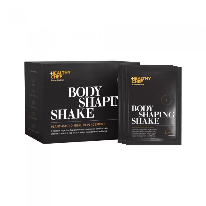 The Healthy Chef Body Shaping Shake (plant-based Meal Replacement) Cocoa Sachets 35g X 14 Pack