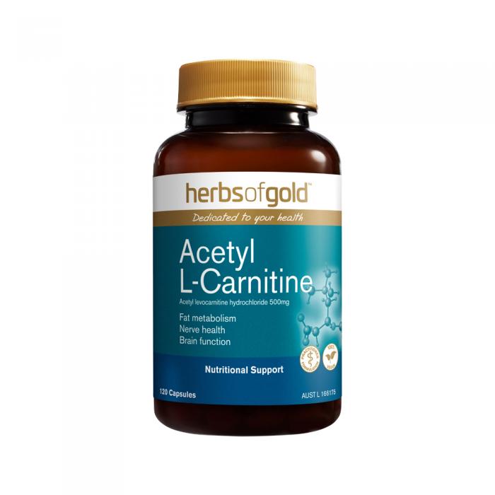 Herbs Of Gold Acetyl L-carnitine 120c