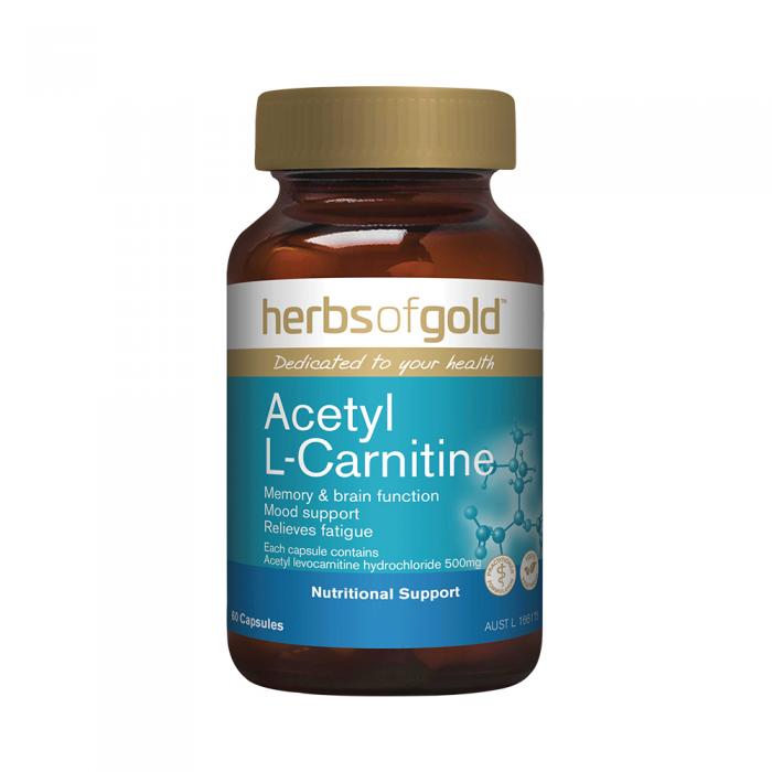 Herbs Of Gold Acetyl L-carnitine 60c