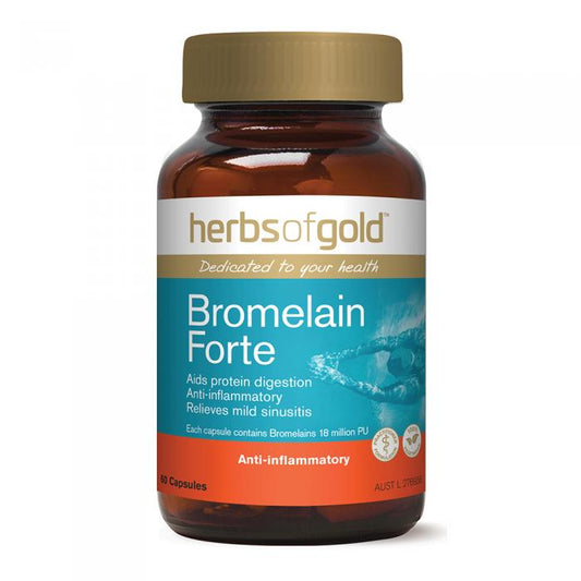 Herbs Of Gold Bromelain Forte 60c