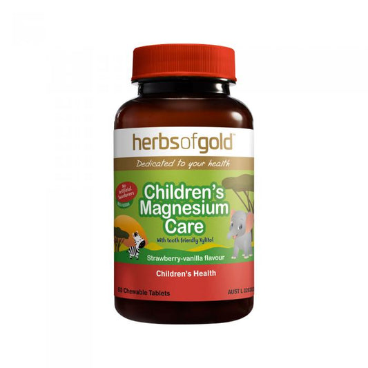 Herbs Of Gold Childrens Magnesium Care Chewable 60t