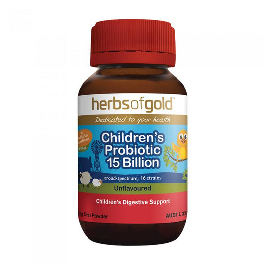 Herbs Of Gold Childrens Probiotic 15 Billion Unflavoured Oral Powder 50g