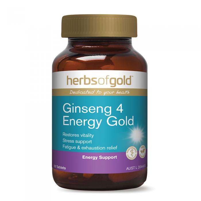 Herbs Of Gold Ginseng 4 Energy Gold 30t