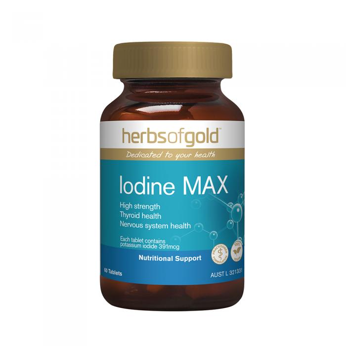 Herbs Of Gold Iodine Max 60t