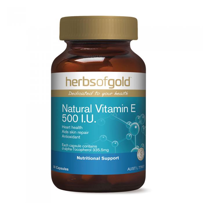Herbs Of Gold Natural Vitamin E 500iu 50c