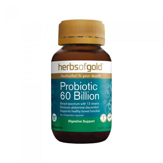 Herbs Of Gold Probiotic 60 Billion 60c
