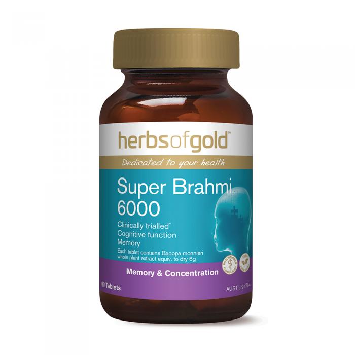Herbs Of Gold Super Brahmi 6000 60t