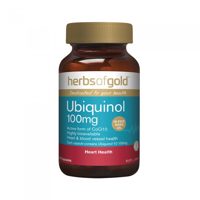 Herbs Of Gold Ubiquinol 100mg 60c