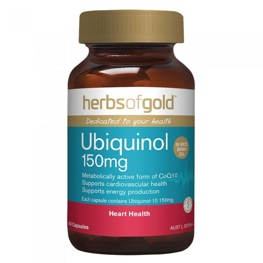 Herbs Of Gold Ubiquinol 150mg 60c