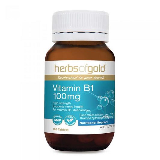 Herbs Of Gold Vitamin B1 100mg 100t