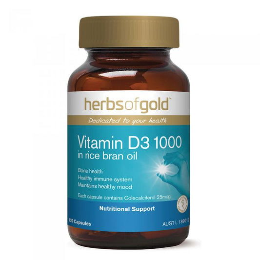 Herbs Of Gold Vitamin D3 1000 240c