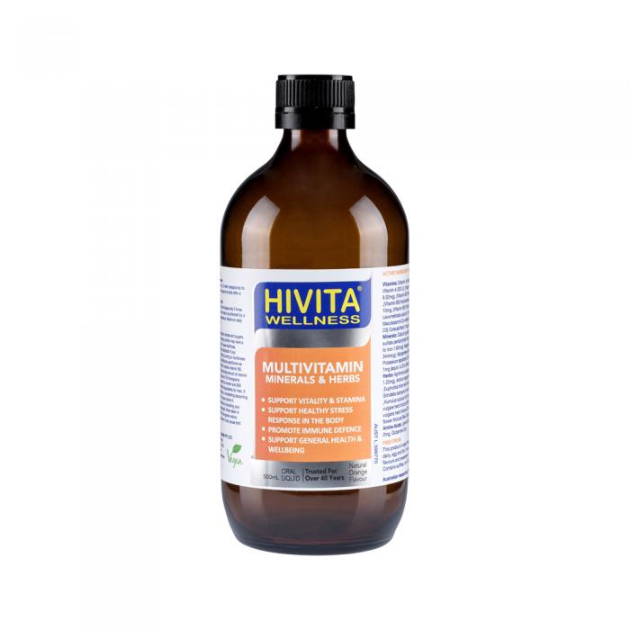 Hivita Wellness Multivitamin Minerals & Herbs Oral Liquid 500ml