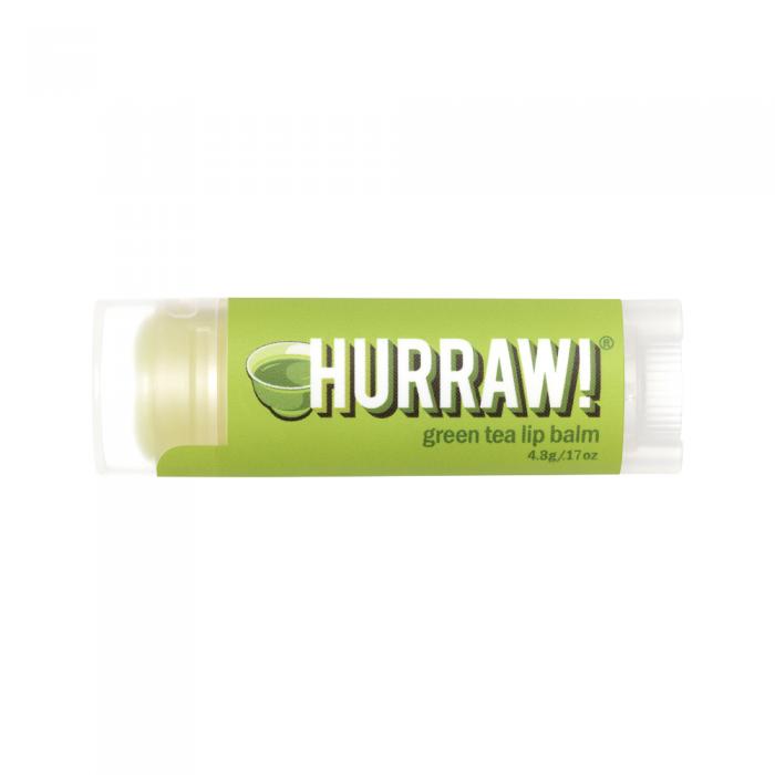 Hurraw! Organic Lip Balm Green Tea 4.8g