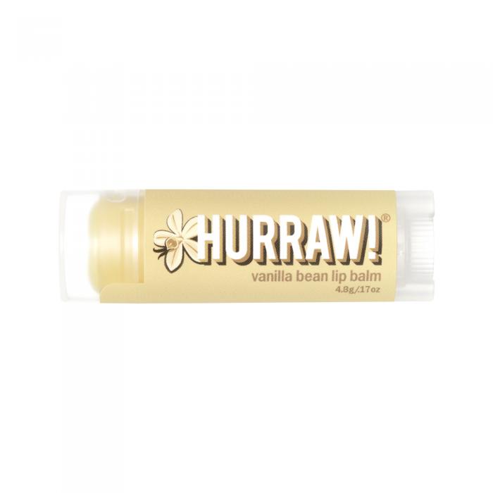 Hurraw! Organic Lip Balm Vanilla Bean 4.8g