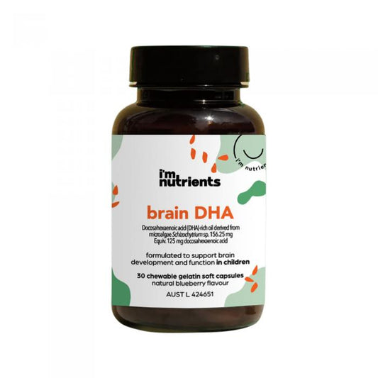 Im Nutrients Brain Dha Chewable (blueberry) 60c