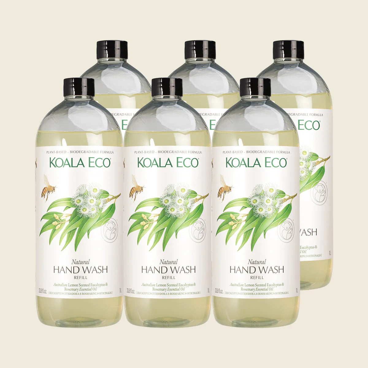 Hand Wash Lemon Scented Eucalyptus & Rosemary 6x1L