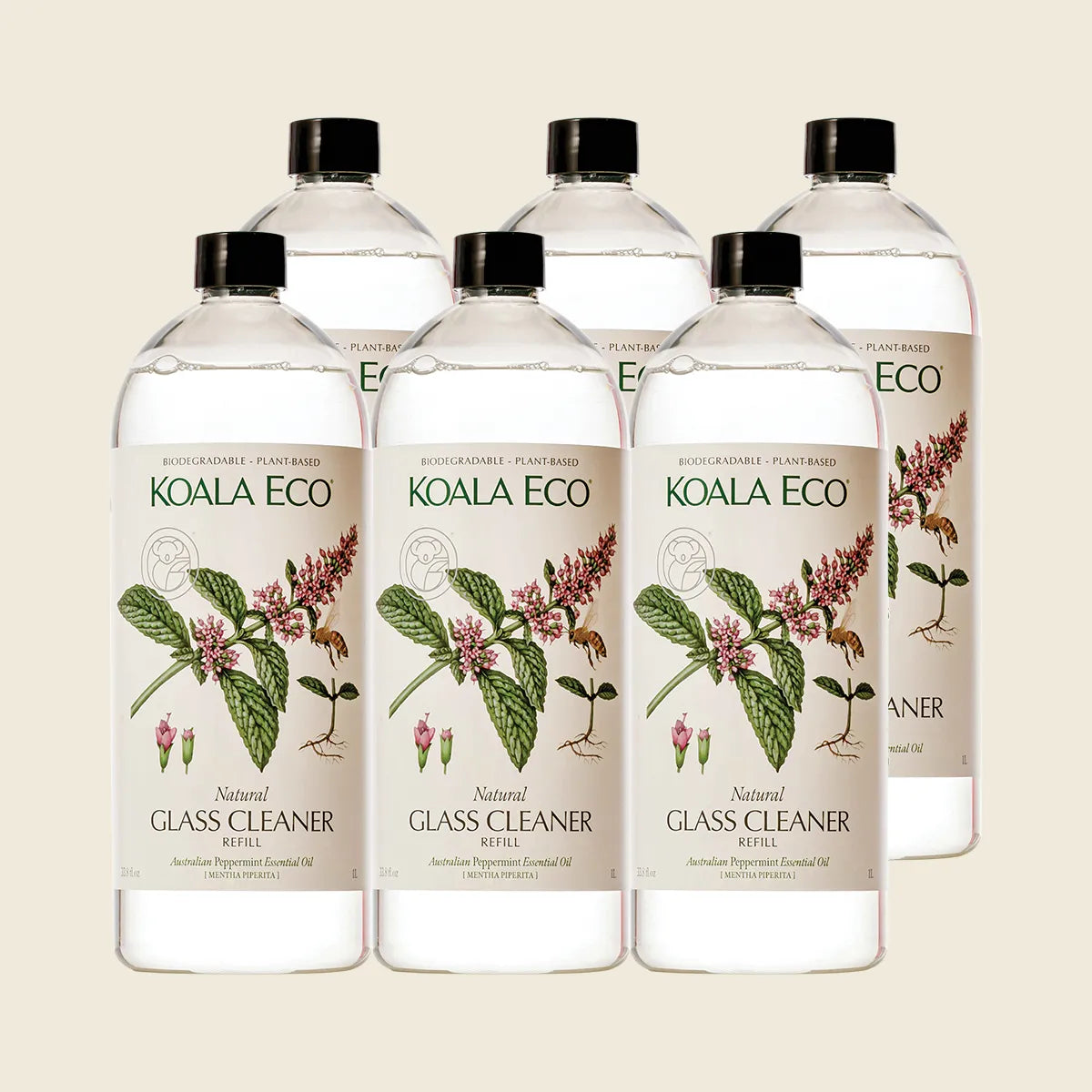 Glass Cleaner Peppermint 6x1L