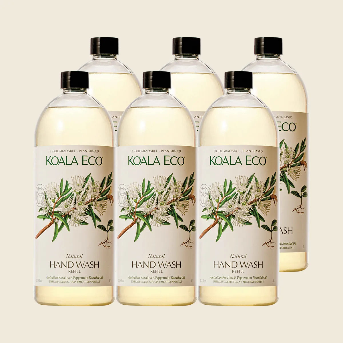 Hand Wash Rosalina & Peppermint 6x1L
