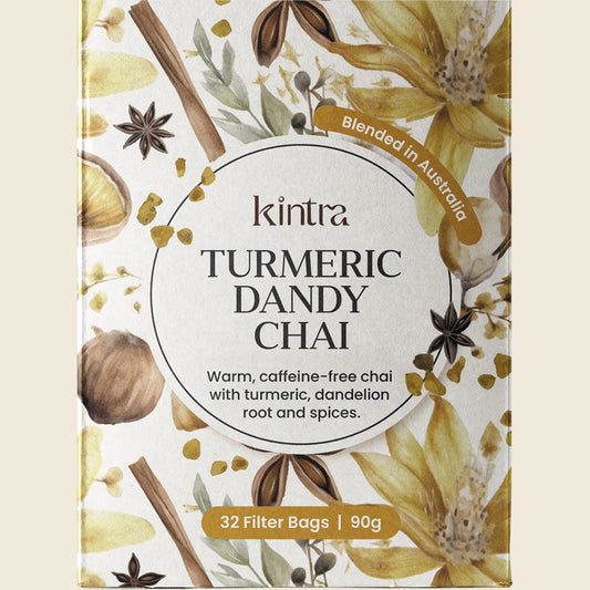 Herbal Tea Bags Turmeric Dandy Chai 32pk
