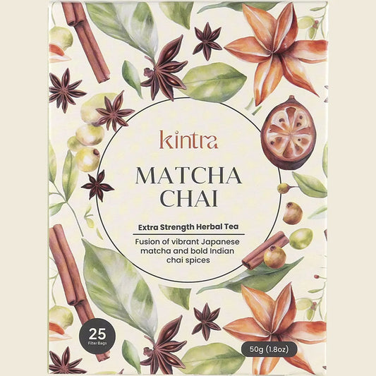 Matcha Chai Tea Blend Tea Bags 25pk