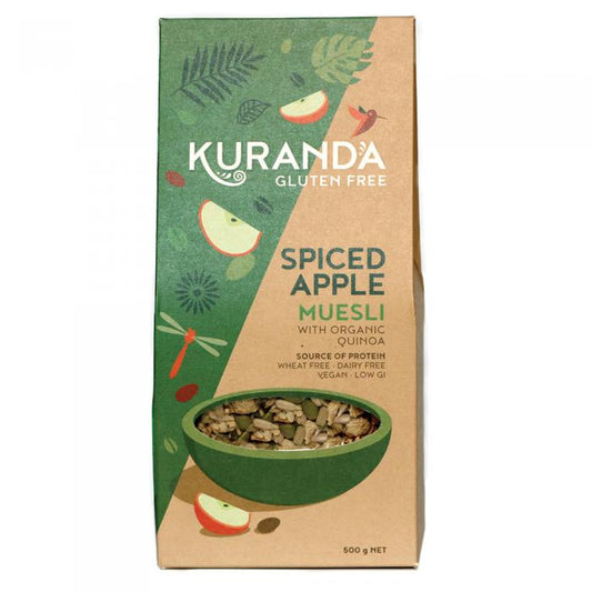 Kuranda Wholefoods Gluten Free Muesli Spiced Apple 500g