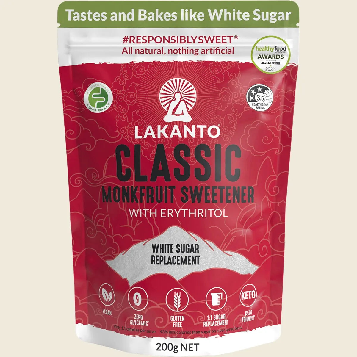Classic Monkfruit Sweetener 200g