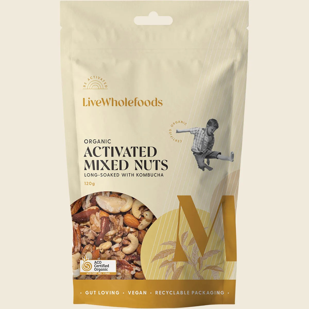 Organic Activated Mixed Nuts 120g