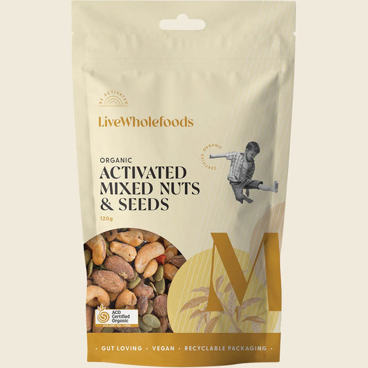 Organic Activated Mixed Nuts & Seeds 120g