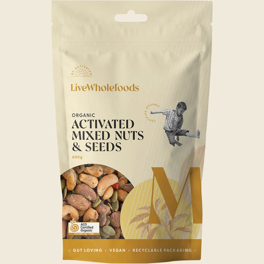 Organic Activated Mixed Nuts & Seeds 600g
