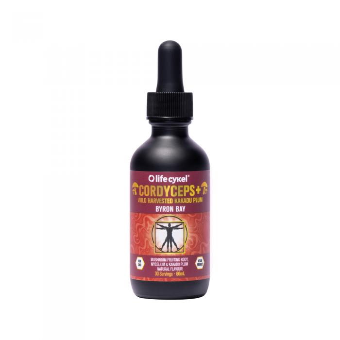 Life Cykel Cordyceps + Wild Harvested Kakadu Plum 60ml