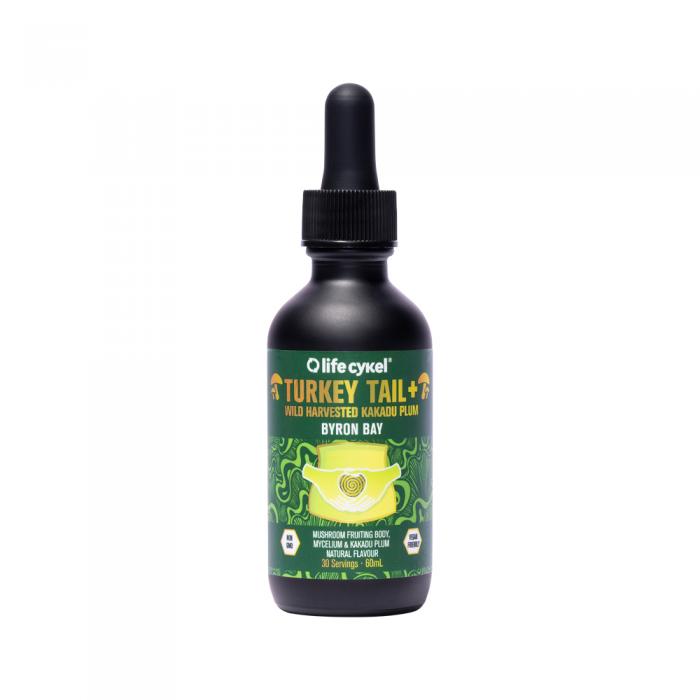 Life Cykel Turkey Tail + Wild Harvested Kakadu Plum 60ml