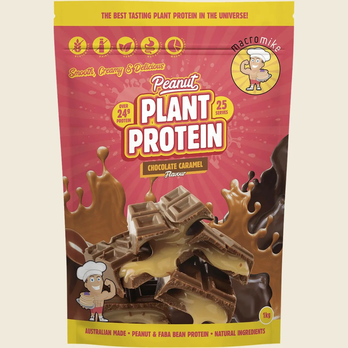 Peanut Plant Protein Chocolate Caramel 1kg