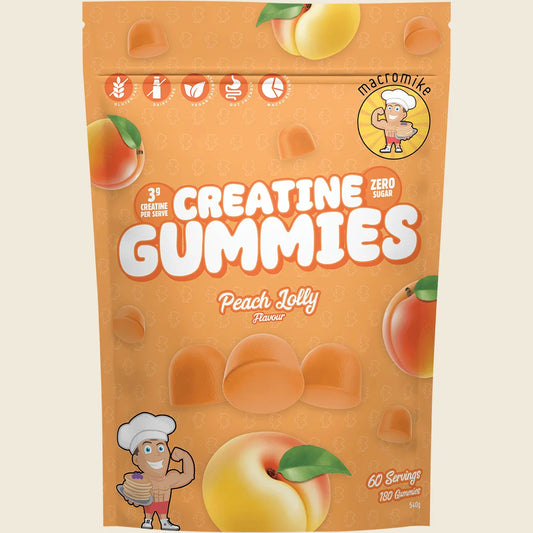 Creatine Gummies Peach Lolly 180pcs