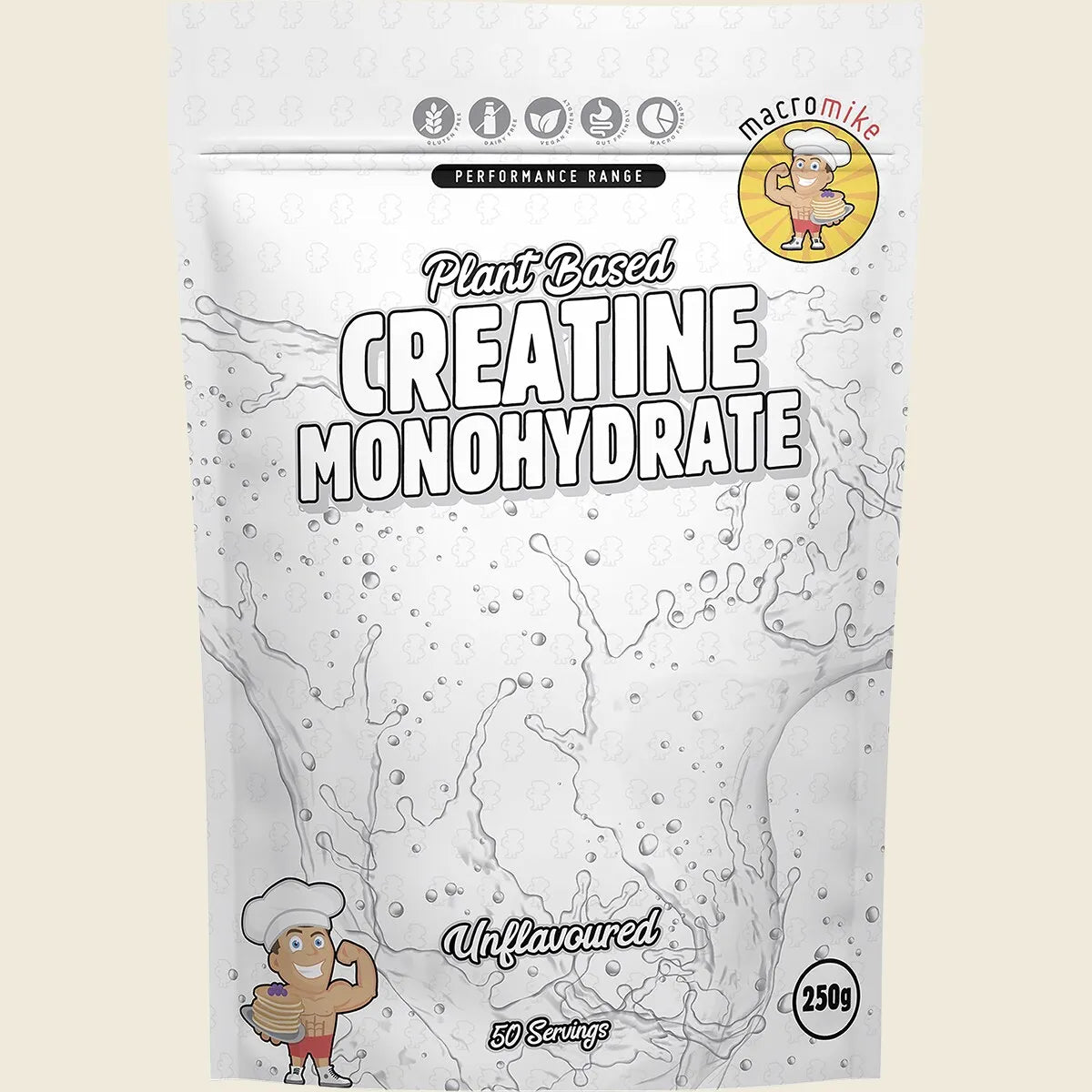 Plant Based Creatine Monohydrate Unflavoured 250g