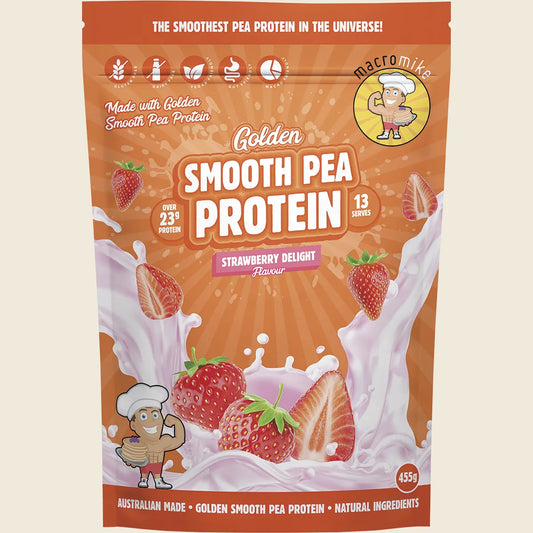 Golden Smooth Pea Protein Strawberry Delight 455g
