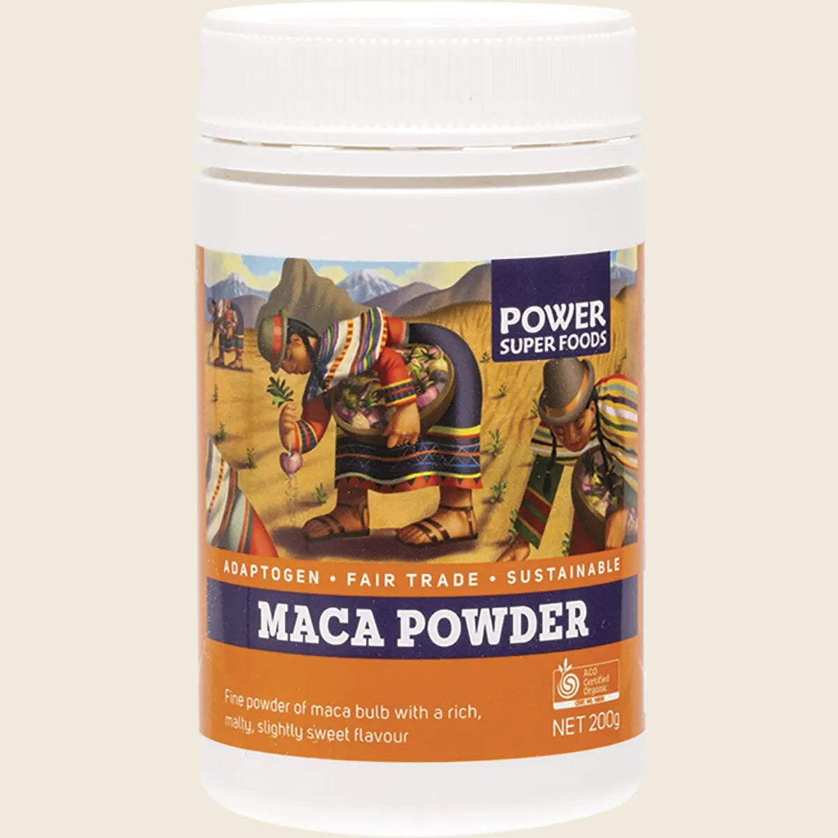 Maca Powder Tub Certified Organic 200g