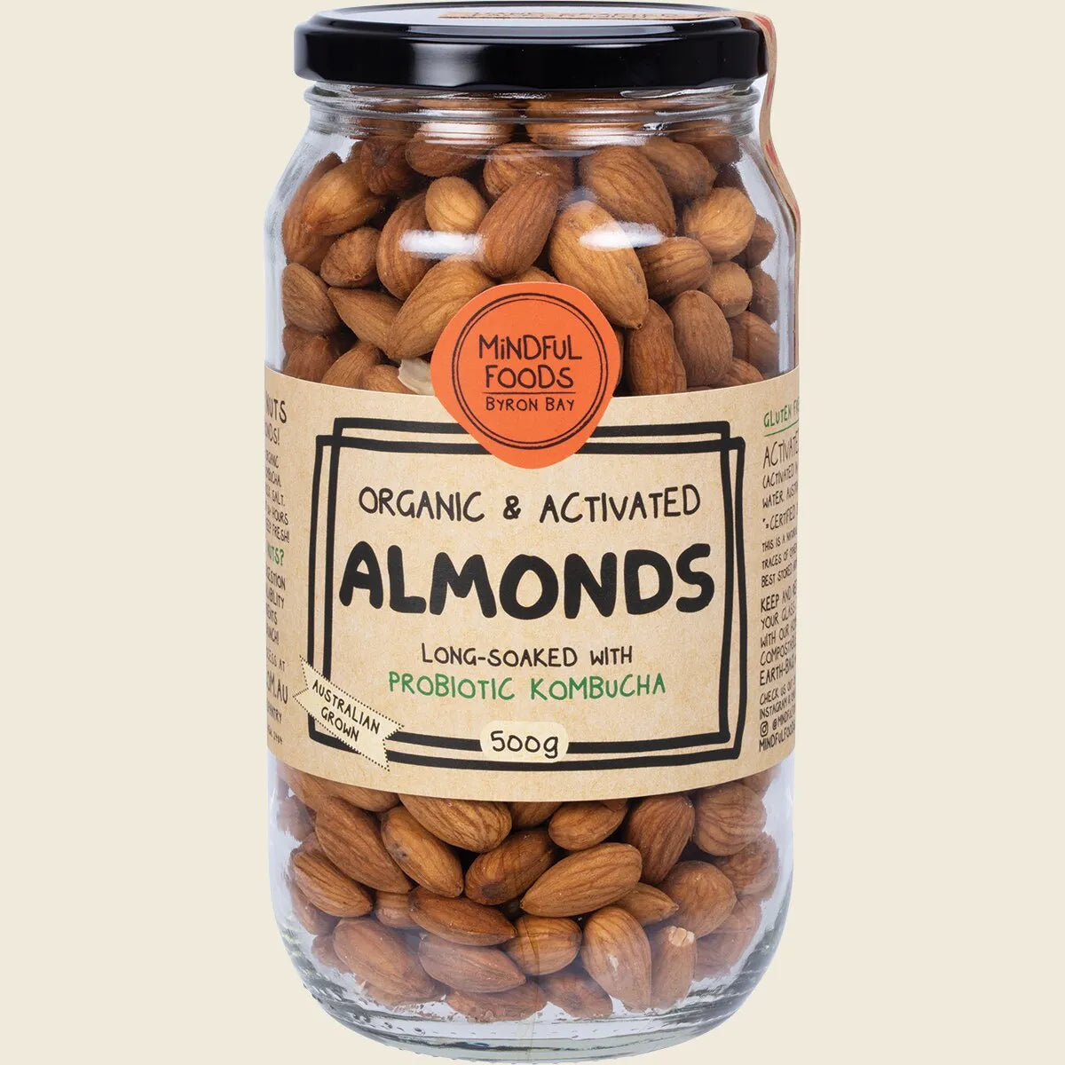 Almonds Organic & Activated 500g