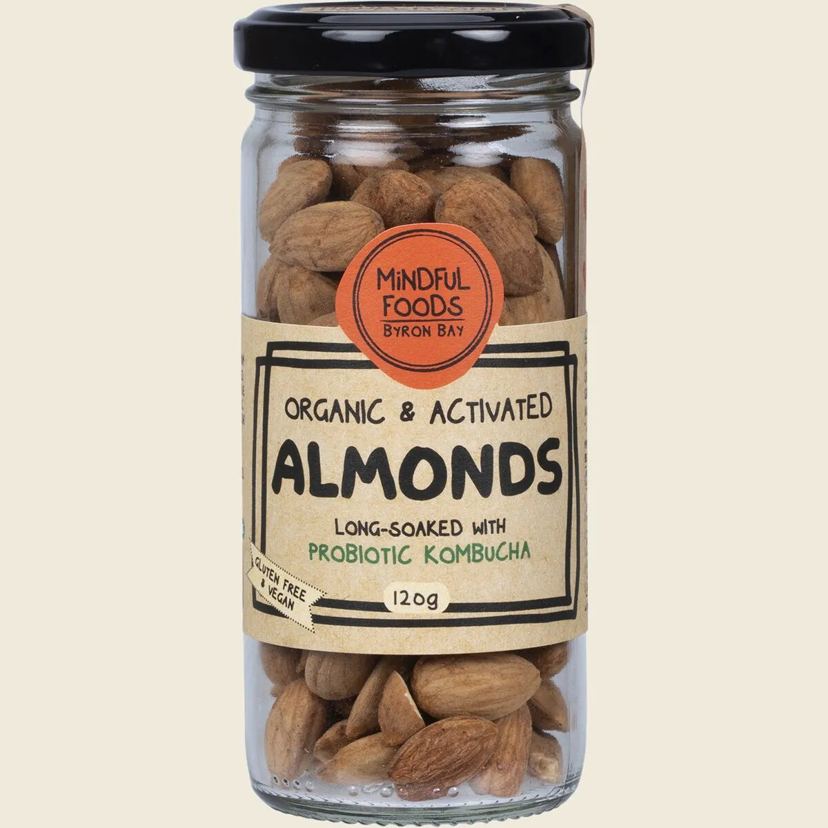 Almonds Organic & Activated 120g