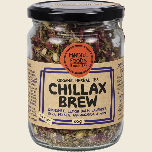 Chillax Brew Organic Herbal Tea 60g