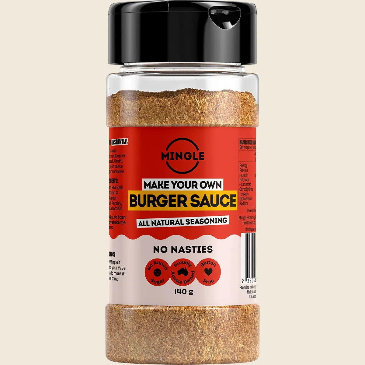 Burger Sauce All Natural Seasoning 140g