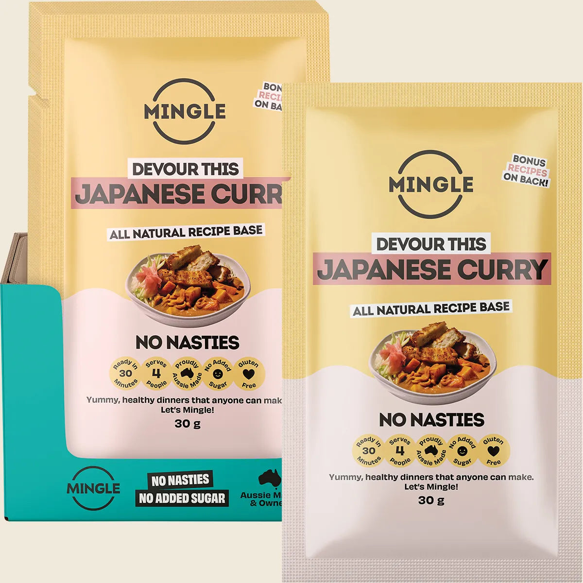 Japanese Curry All Natural Recipe Base 12x30g