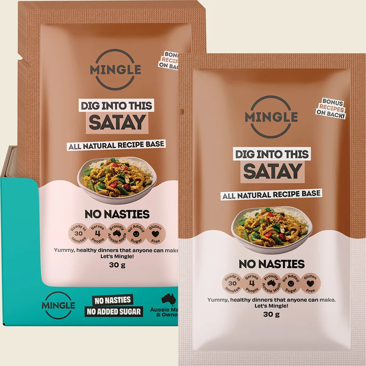 Satay All Natural Recipe Base 12x30g