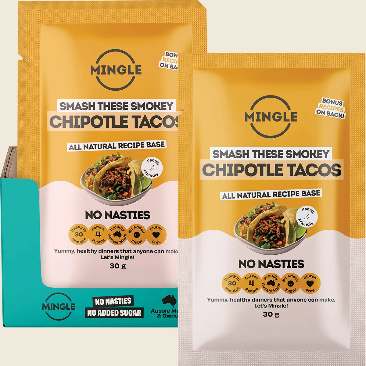 Smokey Chipotle Tacos All Natural Recipe Base 12x30g