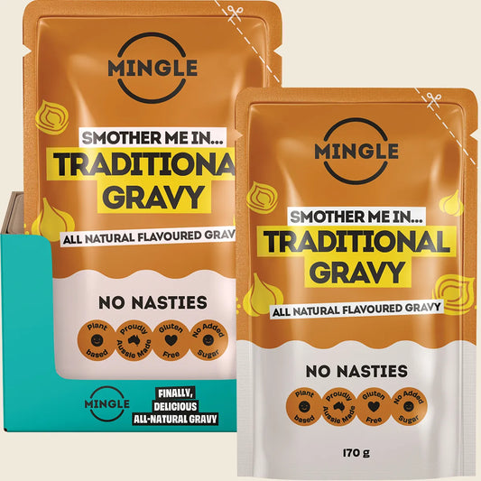 Traditional All Natural Flavoured Gravy 8x170g