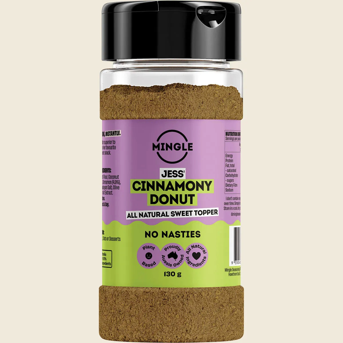 Jess' Cinnamony Donut All Natural Sweet Topper 130g