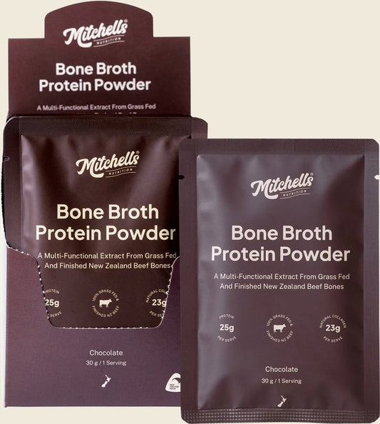 Bone Broth Protein Powder Chocolate 10x30g