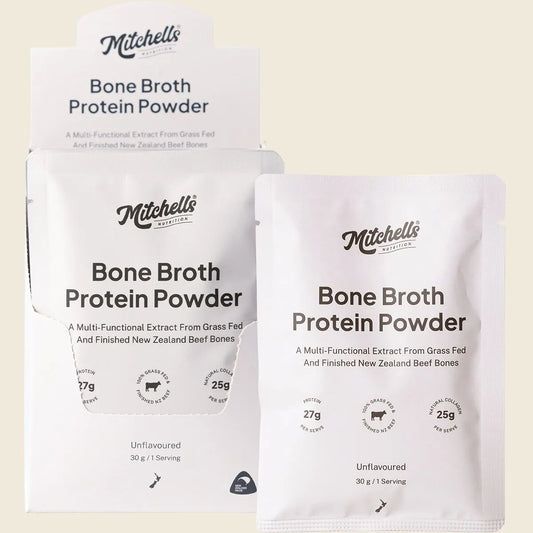 Bone Broth Protein Powder Unflavoured 10x30g