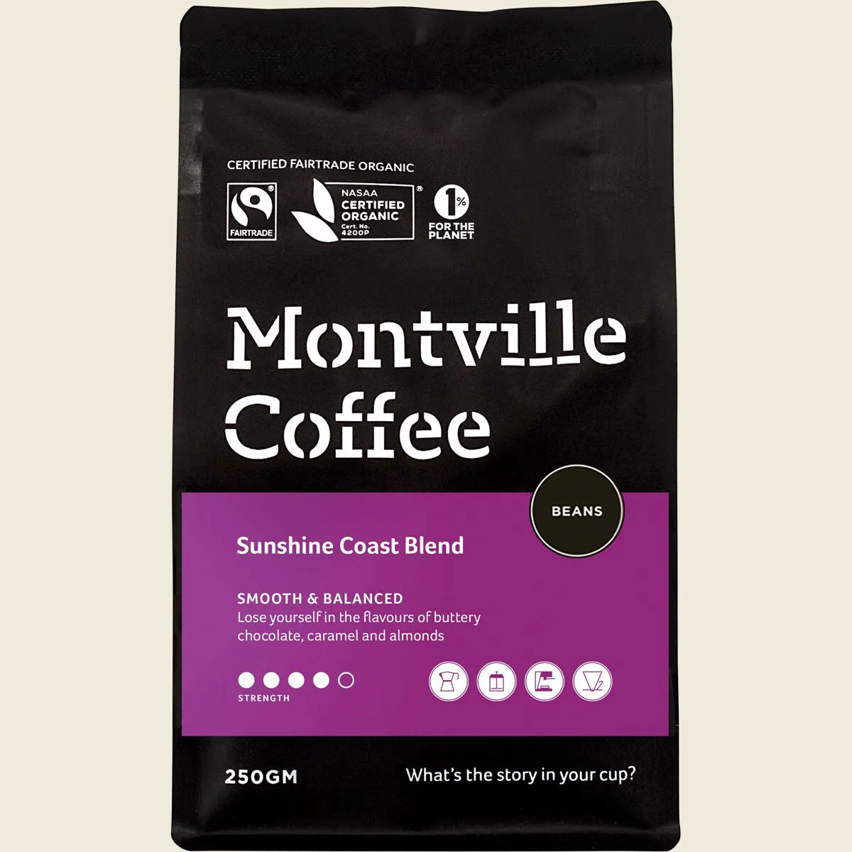 Coffee Beans Sunshine Coast Blend 250g