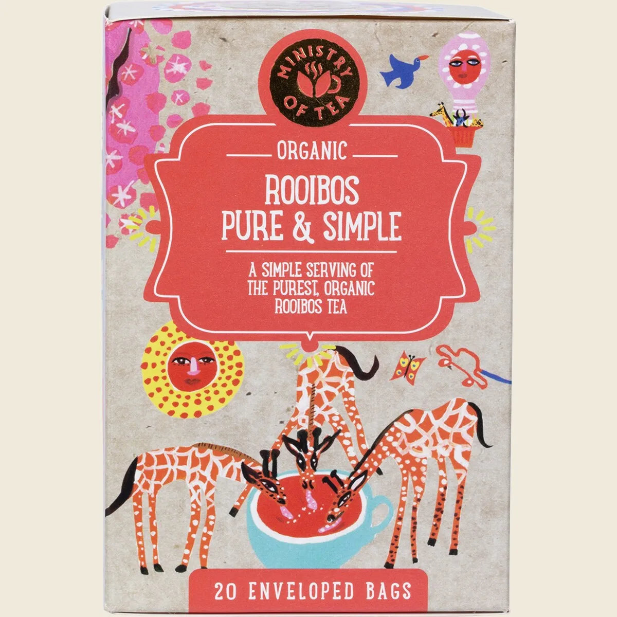Organic Rooibos Pure & Simple Tea Bags 20pk